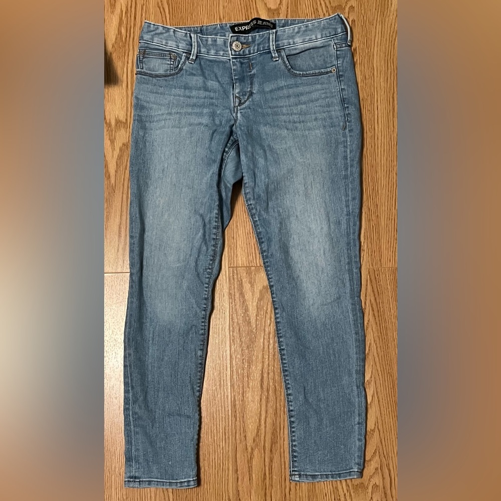 Express low rise legging jeans